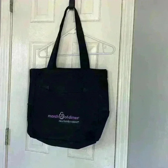 March of dimes zip closure tote - Picture 2 of 7
